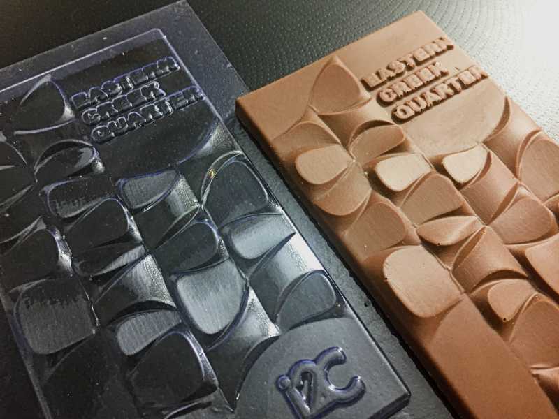 Custom chocolate mold - heart shaped custom silicone mold